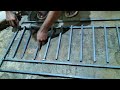 very simple metal grill design work | welding job | Febrication work