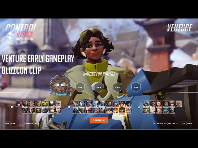 Overwatch - Venture Early Gameplay Blizzcon Clip 