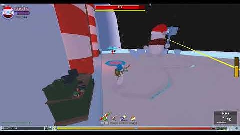 Roblox Reason 2 Die 1.4.0: Christmast Event Defeating Frosty Jr Boss #2 (2019 No Longer Playable)
