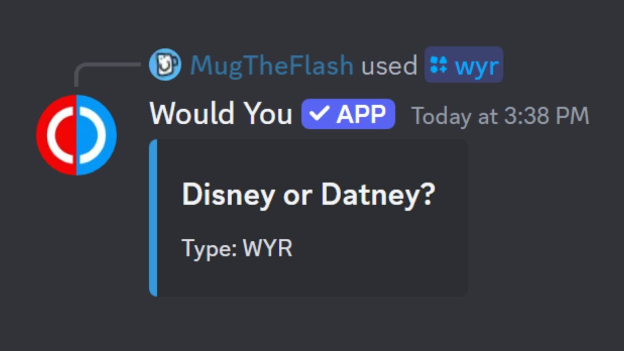 Discord's Would You Rather
