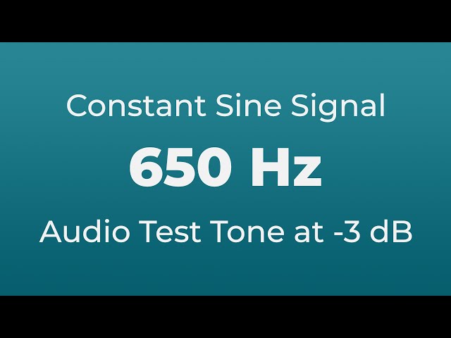 650Hz NETWORK-