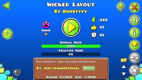 "Wicked Layout" by Boostyyy | Geometry Dash |
