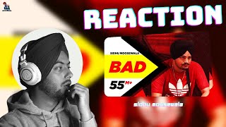 Reaction on SIDHU MOOSEWALA | Bad (Official Video)