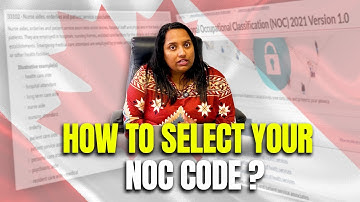 How to Select the Right NOC Code for PR | Example: NOC 33102 (Nurse Aides & Orderlies) #canadapr