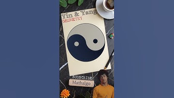 The Ancient Symbol of Balance ⚪⚫ | Yin & Yang #maths #mathtricks
