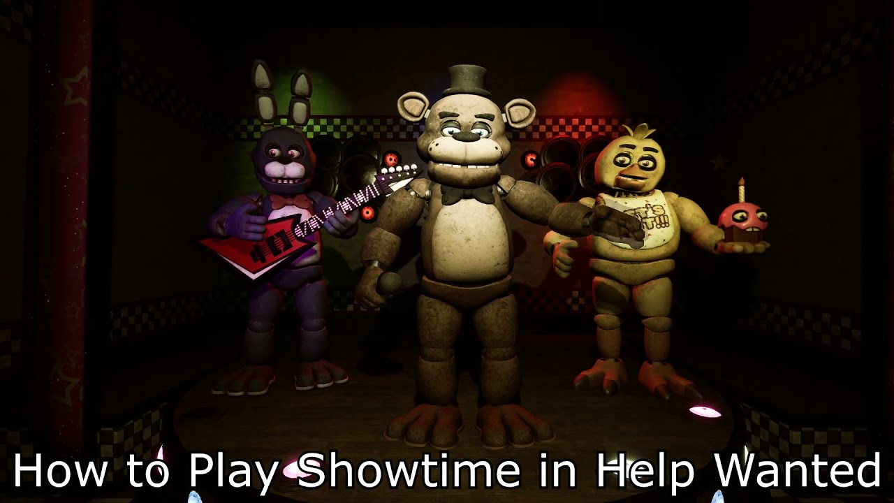How to ACTIVATE SHOWTIME in FNaF Help Wanted!! 