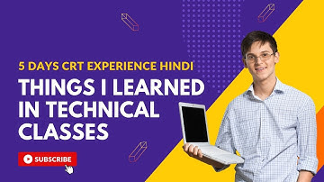 15 Days In Hcl Techbee Program | Things I Learned In Technical Classes |  CRT Experience In Hindi