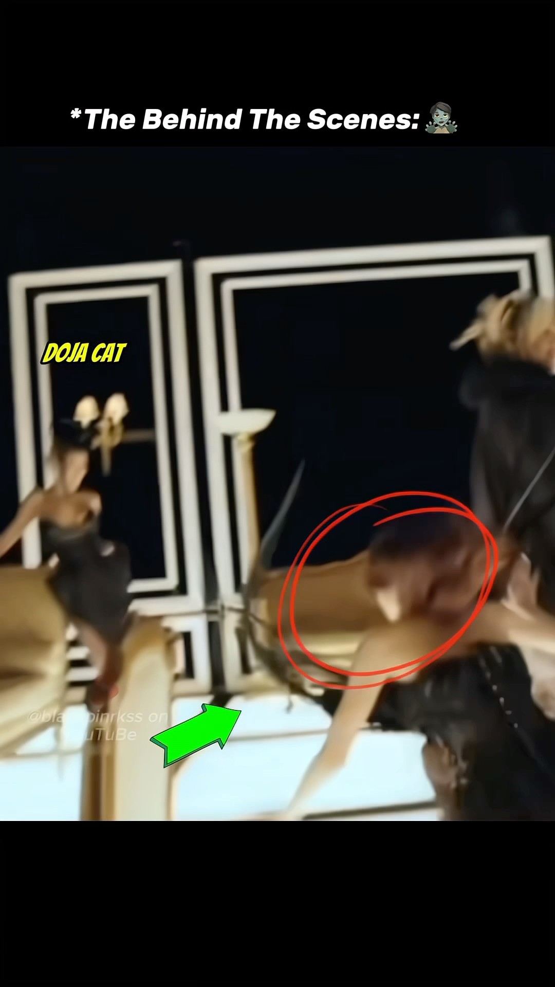 Lisa fell when he first met Doja Cat!! ?? #blackpink #lisa