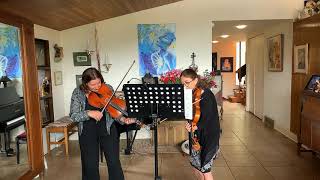 Michel Corrette Adagio in C Major for 2 violas