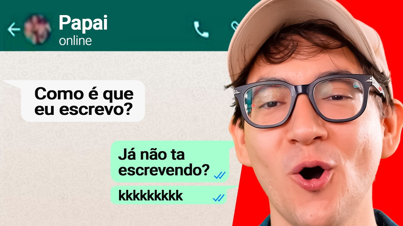QUANDO SEU PAI MANDA MENSAGEM NO WHATSAPP 🤣 I Dearo e Manu