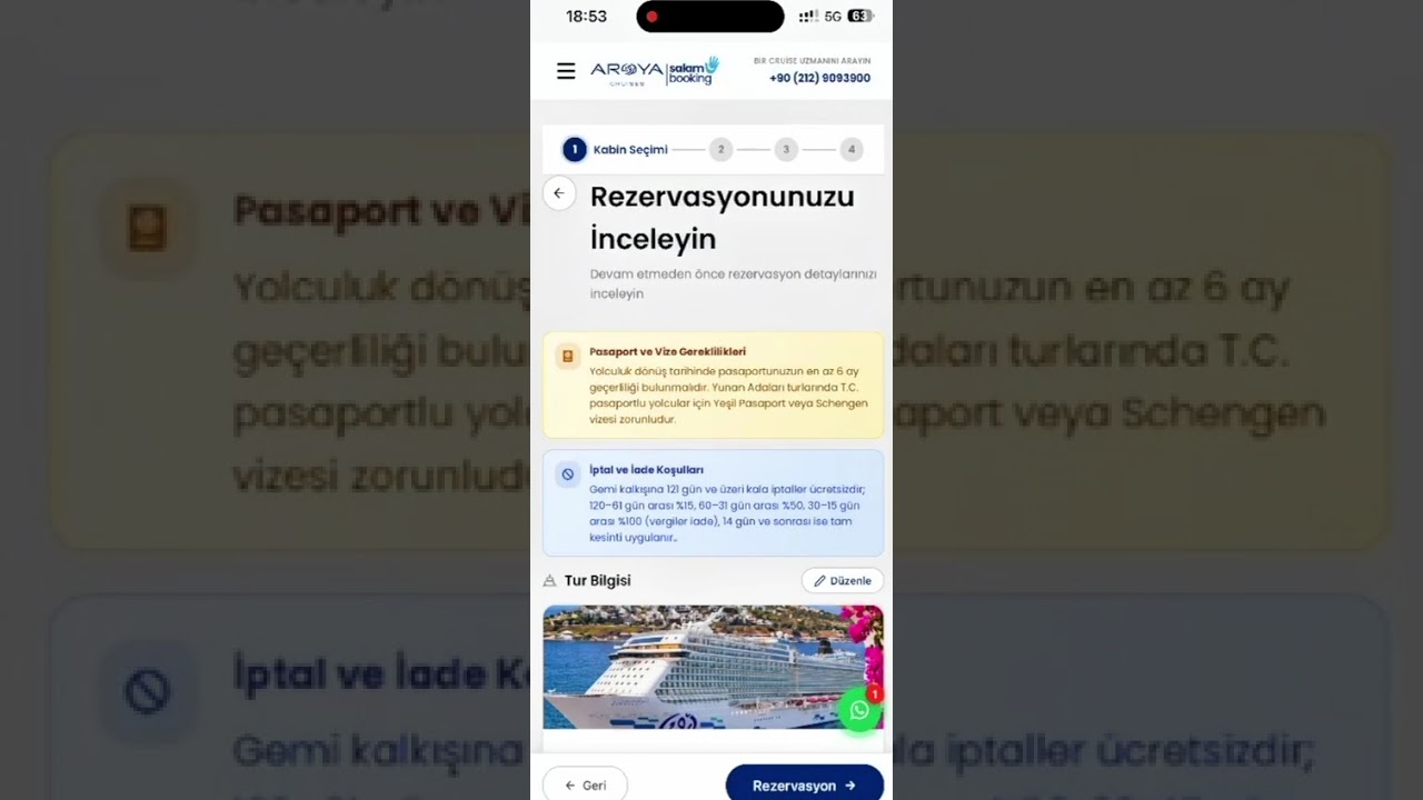 En Kolay Aroya Helal Cruise rezervasyonumu nasıl yaparım? #salamcruise #salambooking #Aroya