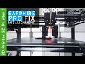 Sapphire Pro, neue Motoren für X und Y, Misalignment Fix und Z Support Upgrade, Klipper anpassen