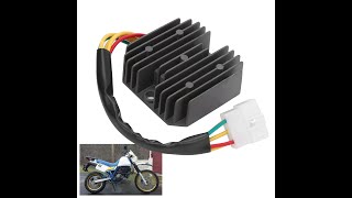 motorcycle regulator rectifier replace and wiring