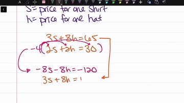 How to Solve Problems Using Systems of Linear Equations: Lesson 4-3, Example 2 | Math Energy TV