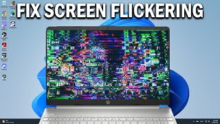 How To STOP Laptop Screen Flickering Issue Windows 11 10 - Easy Fix