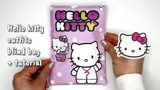 Hello Kitty Outfits Blind Bag | ASMR | Tutorial |