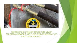 TEFLON TAPE FOR NPT HYDRAULIC HOSE FITTING, THEORY AND APPLICATION FOR SKID LOADER ATTACHMENTS