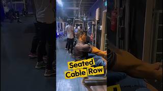 Back Workout Machine Seated Cable Row #motivation #inspiration #seatedcablerow #fis #fitissunnah