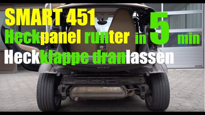 Dämpfer Kofferraum / Heckklappe selber tauschen / reparieren ( Smart ForTwo  451 ) 