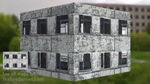 📸 Facade with broken windows - 04, TEXTURE for 3Ds Max, Unreal Engine, Unity (seamless)