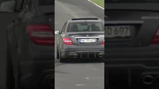 C63 Amg Sending It On The Nürburgring