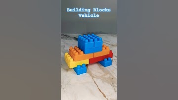 Satisfying Diy Building Blocks Vehicle | Building Blocks ASMR #asmr #asmrsounds #shorts #shortvideo