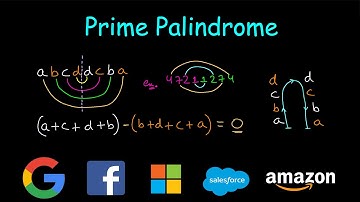Prime Palindrome | Leetcode #866