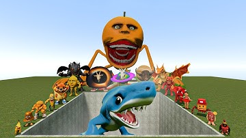 Italian AI Brainrot Memes vs Roblox Tralaledon Bosses in Giant Pit – Gmod Chaos