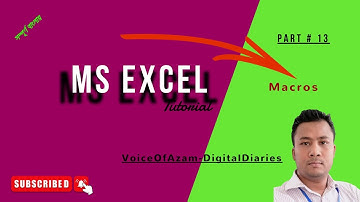MACRO || Microsoft Excel Bangla Tutorial