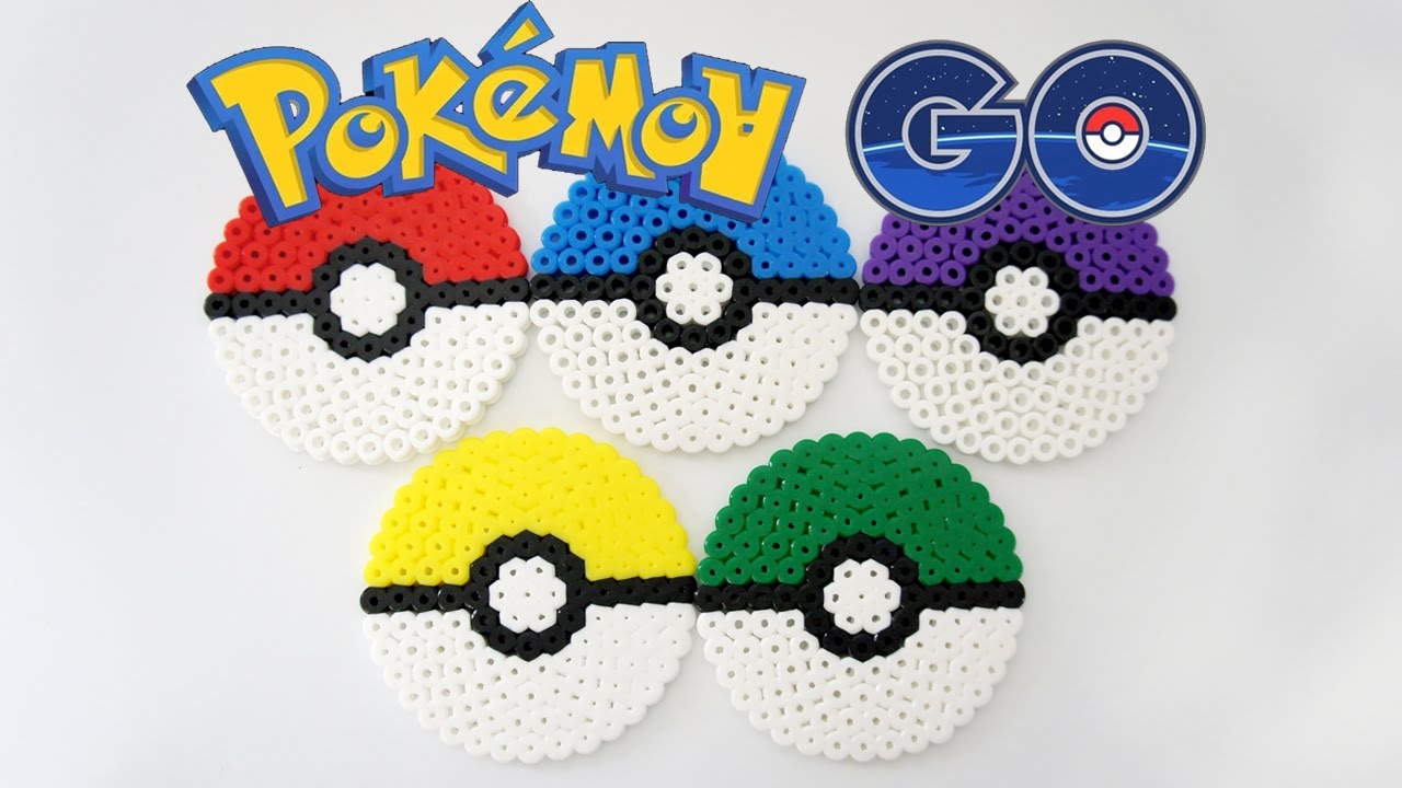 DIY How To Make Perler Beads Pokemon Go Learn Colors - YouTube