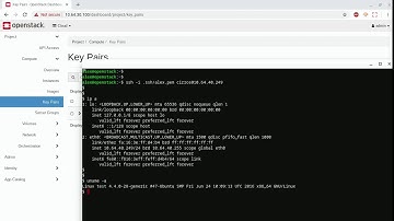 OpenStack Ussuri SSH key pair
