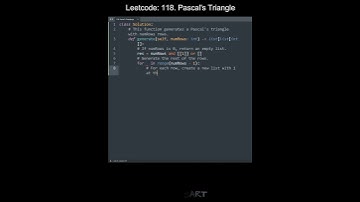 Leetcode 118. Pascal