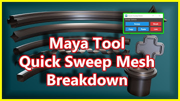 Maya Tool - Quick Sweep Mesh - Breakdown