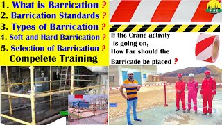 What is Barrication || Right Method Use of Soft and Hard Barrication || ToolBoxTalk Training screenshot 5