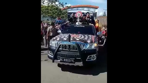 Meriahnya Faul juara LIDA 2019 pulang ke gayo aceh