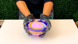 Creating a Large Pour on a Small Budget - Bold & Beautiful Acrylic Pouring