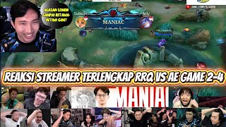 RRQ SUTSUJIN MANIAC MOMENT   MONTAGE❗😱 | STREAMER REACTION RRQ VS AE MPL ID S15 PLAYOFFS DAY 2 🔥