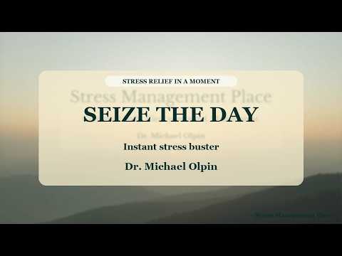 Instant Stress Buster - Seize the Day