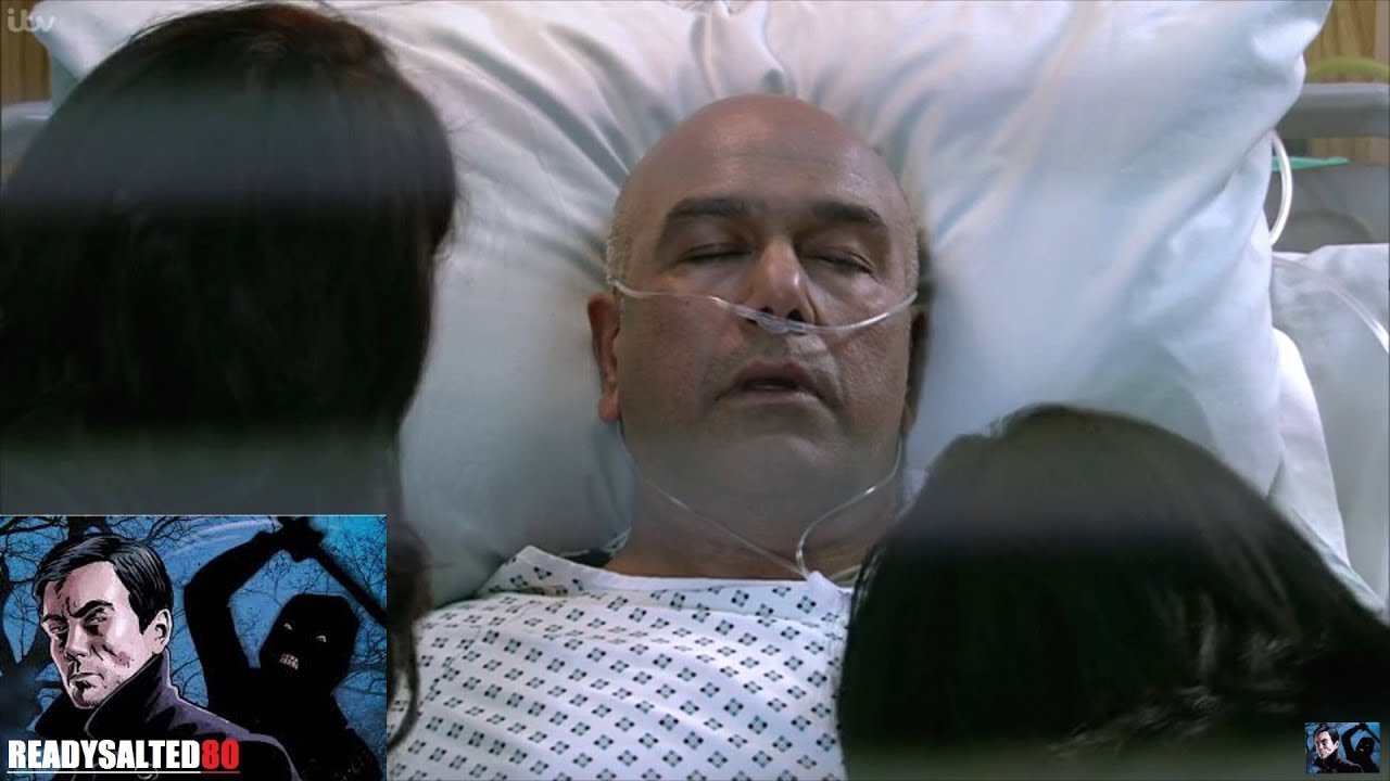 Coronation Street - Rana Breaks Down As Her Father Dies - YouTube