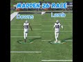Madden 26 Race - Caleb Downs Vs Ceedee Lamb 100 Yard Race