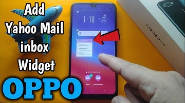 How to Add Yahoo Mail Widget "Inbox" in Oppo A5s