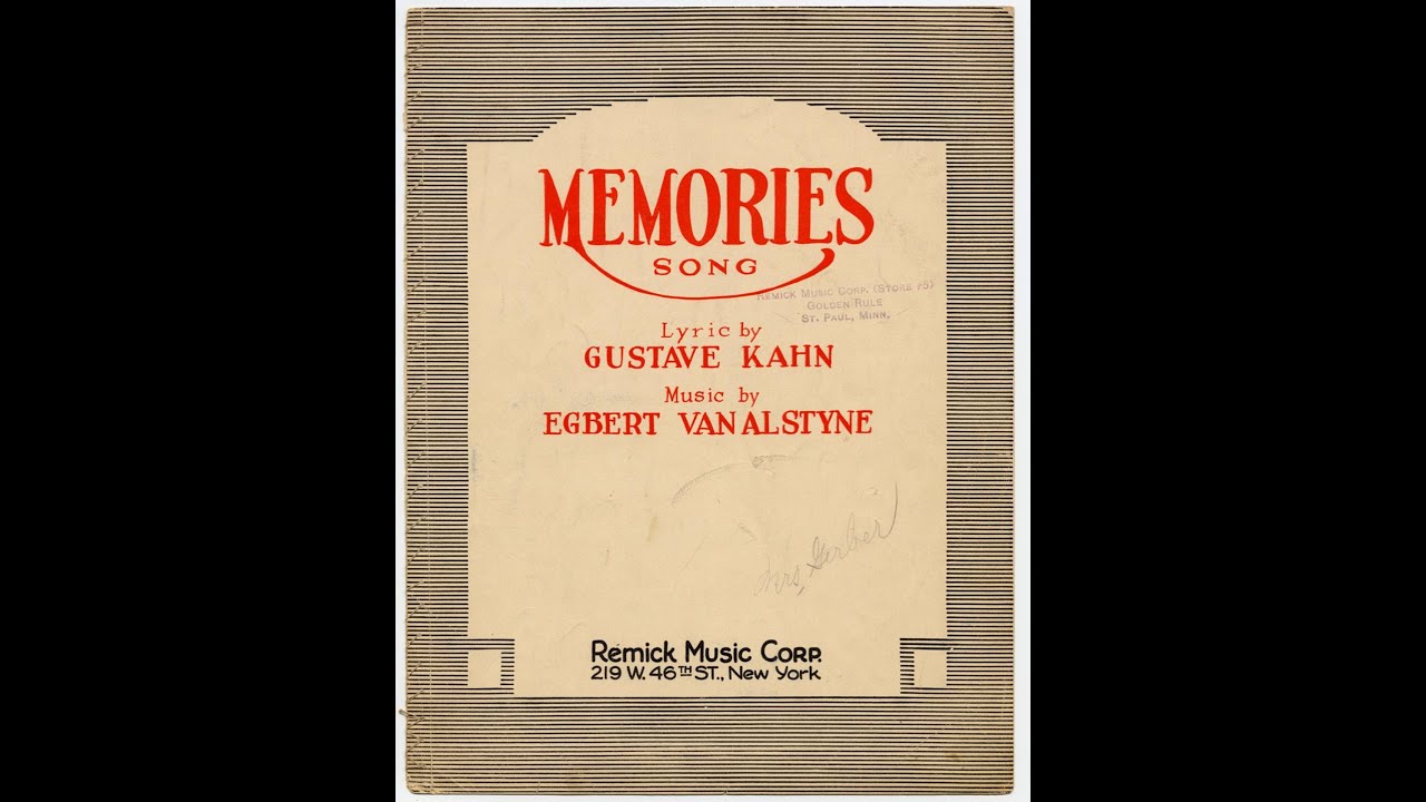 Memories (1915) - YouTube