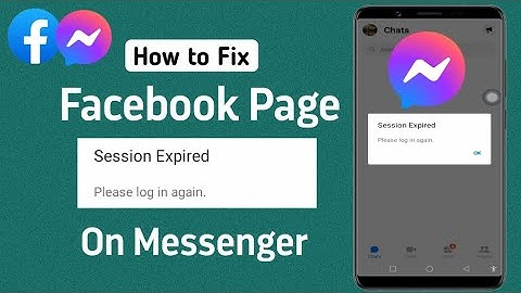 How To Fix Facebook Page Session Expired On Messenger | Facebook Page Session Expired Solve