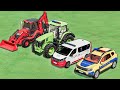 EXCAVATOR , POLICE , TRACTOR , AMBULANCE , TRANSPORTING  WITH MAN TRUCKS ! FS22