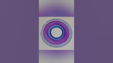 Spirografh Drawing Magic with Song #spirograph #art #shorts