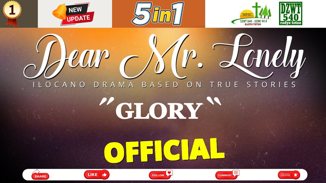 Dear Mr. Lonely - GLORY | New Update 5IN1 | Ferbuary 21.2026 | #dearmrlonelyaudio
