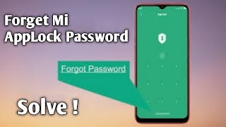 Mi AppLock Unlock | Unlock Redmi AppLock |Unlock AppLock Without Lost Data |Redmi9 Unlock AppLock