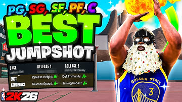 BEST JUMPSHOTS for ALL BUILDS & 3PT RATINGS in NBA 2K26! NEVER MISS AGAIN🔥