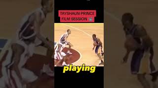 TAYSHAUN PRINCE FILM SESSION #nbahistory #detroitpistons #nbafinals