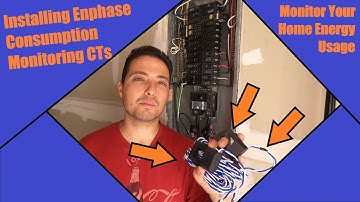 Installing Enphase Consumption Monitoring CTs - Monitoring Your Home Electricity Usage
